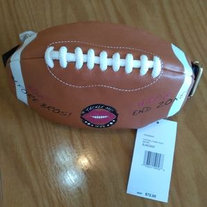 Betsey Johnson Kitch Football Fanny Pack
